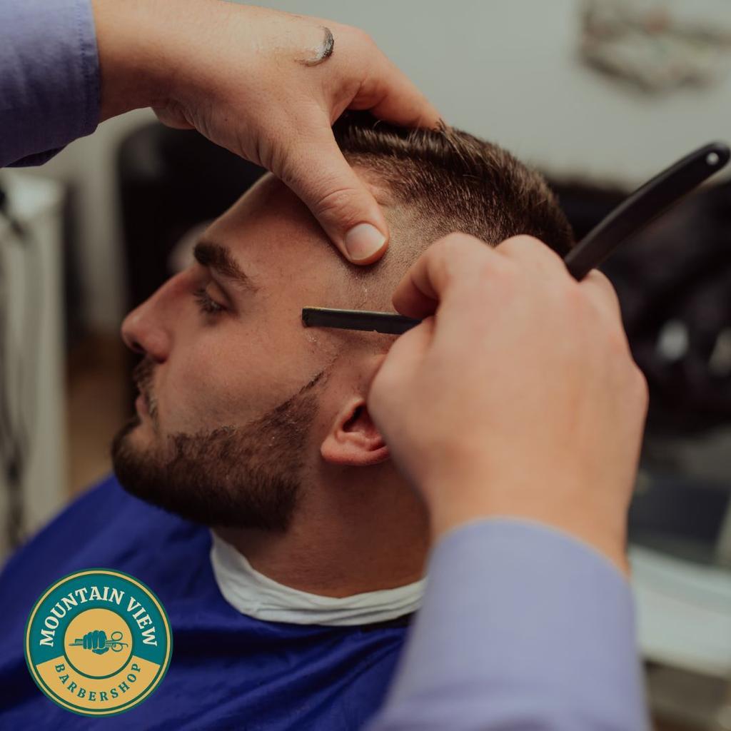 Men Haircut Razor Fade